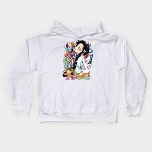 Benevolent Blossoms: Shinobu Kocho Design 03 Kids Hoodie